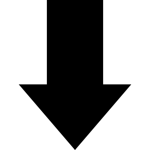 Down arrow multimedia downloading download icon