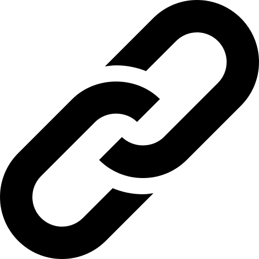 Link hyperlink connection linked icon