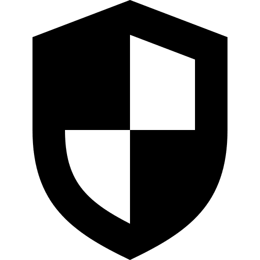 Shield defense protection security icon