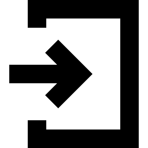 Login multimedia option sign in arrows icon