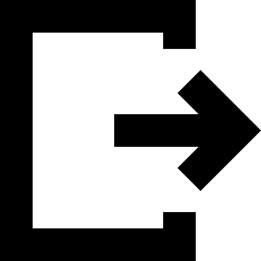 Logout leave signs multimedia option icon