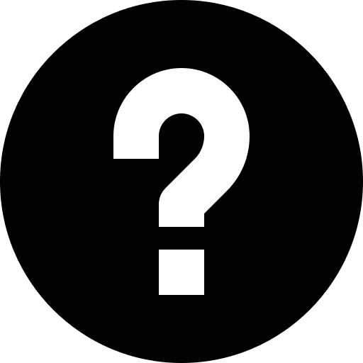 Question round button question mark icon