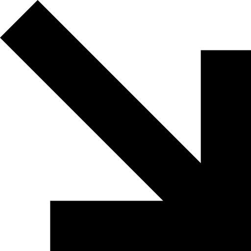 Arrows directional multimedia diagonal arrow icon