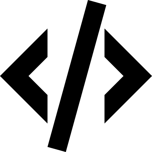 Coding programming language source coding icon