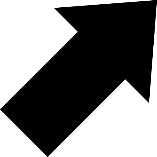 Diagonal arrow multimedia option orientation directional icon