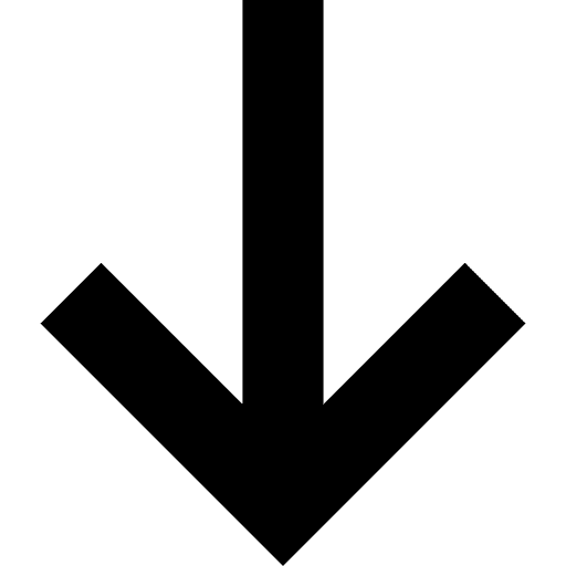 Down arrow download direction arrows icon