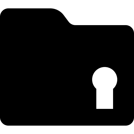 Folder storage office material folder icon