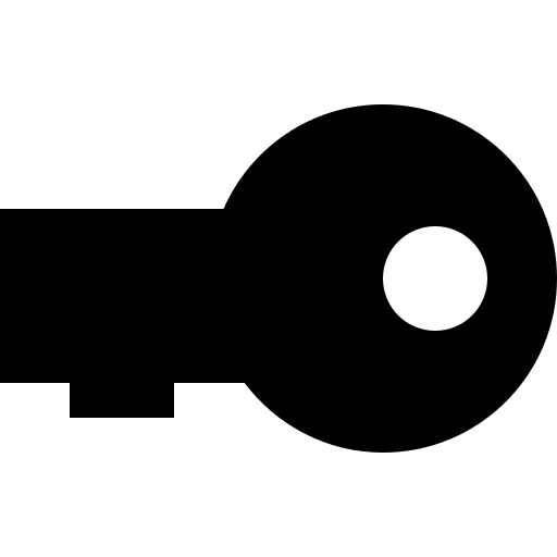 Key door key pass security icon
