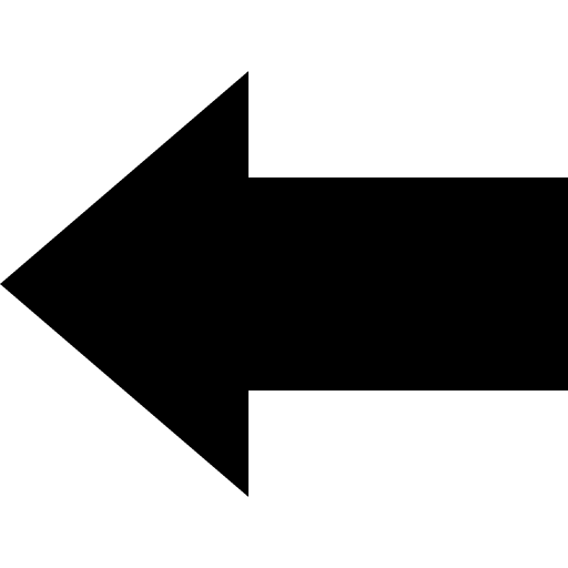 Left arrow back return left icon