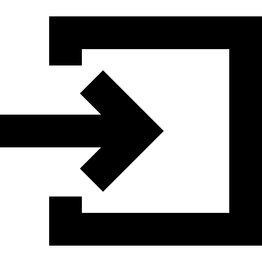 Login arrow login multimedia icon