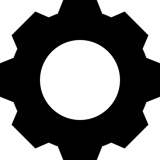 Settings ui gear tools and utensils icon