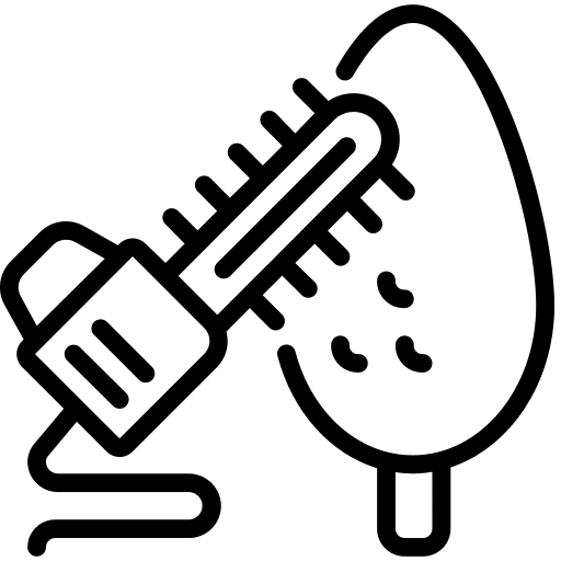 Hedge shears gardening tool icon