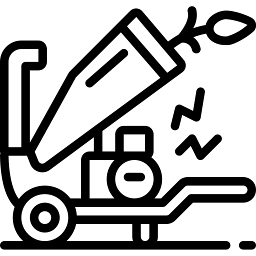 Shredder plant grass electronics icon