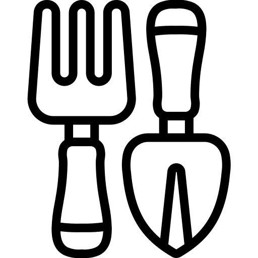 Fork fork farming and gardening farming tools icon Fork fork farming and gardening farming tools icon