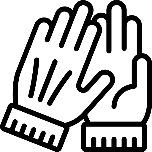 Gloves farming fashion protection icon Gloves farming fashion protection icon