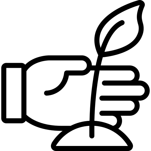 Sprout nature sprout hands icon Sprout nature sprout hands icon