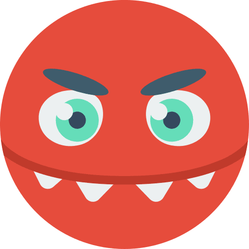 Evil smileys emojis feelings icon