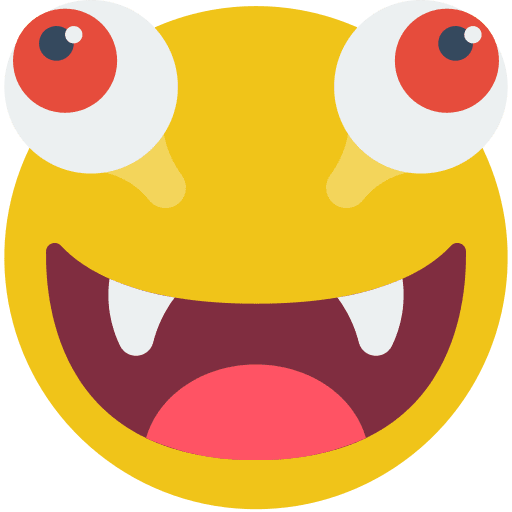 Goofy happy smileys emoticons icon