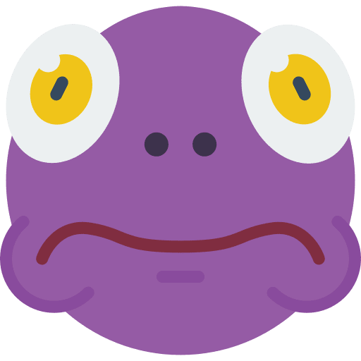 Shocked shocked emoticons monster icon