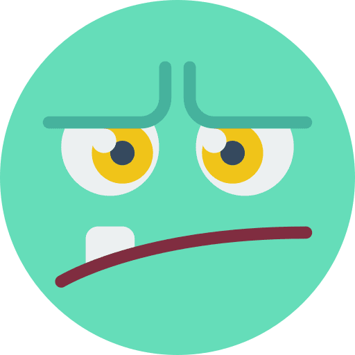 Confused confused monster beast icon