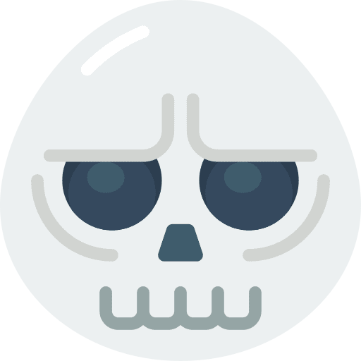 Death death feelings emoticons icon