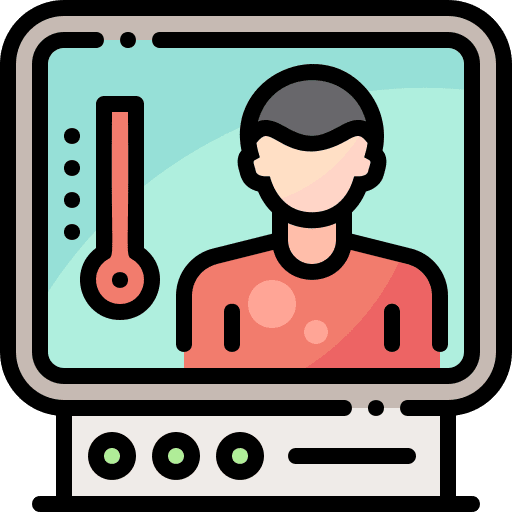 Screening healthcare and medical screening disease icon