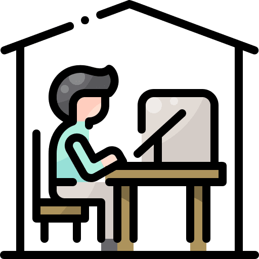 Quarantine coronavirus pandemic stay at home icon Quarantine coronavirus pandemic stay at home icon