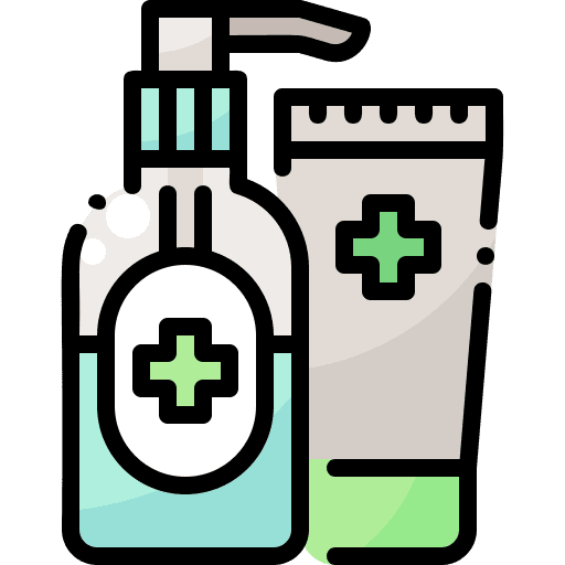 Alcohol healthcare and medical covid 19 cream icon Alcohol healthcare and medical covid 19 cream icon