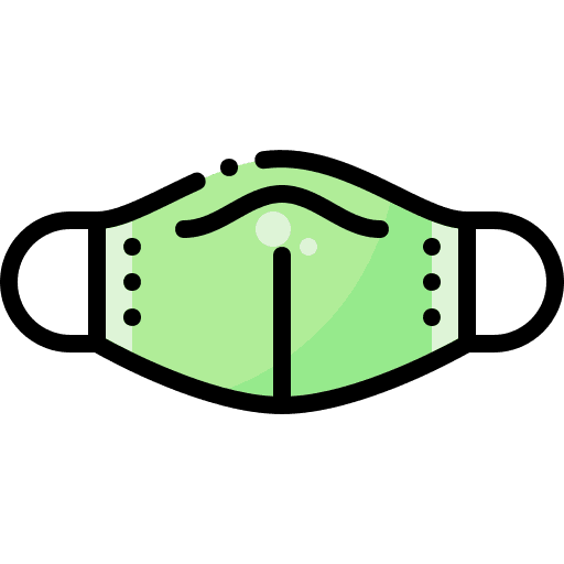 Mask spread transmission coronavirus icon Mask spread transmission coronavirus icon