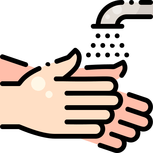 Washing healthcare and medical hands pandemic icon Washing healthcare and medical hands pandemic icon
