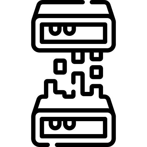 Encryption multimedia storage server icon Encryption multimedia storage server icon