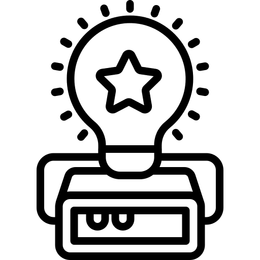 Innovation server files technology icon Innovation server files technology icon