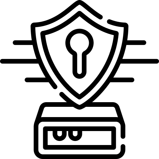 Protection network multimedia protection icon Protection network multimedia protection icon