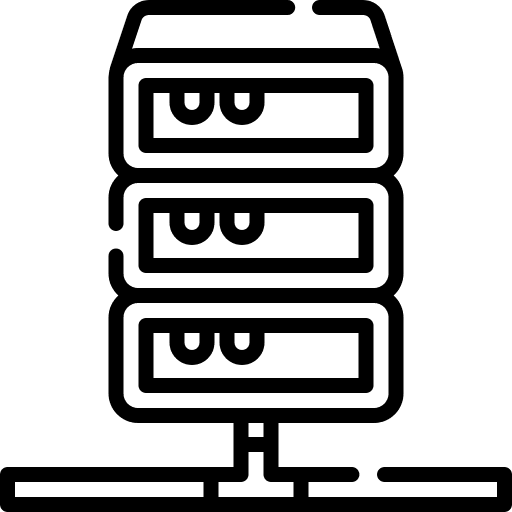 Server database storage server icon Server database storage server icon