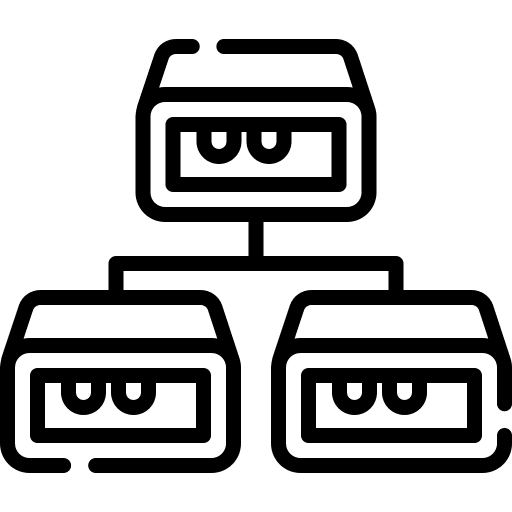 Structure network ui database icon Structure network ui database icon