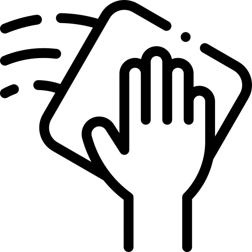 Clean healthcare and medical disinfection clean icon