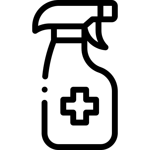 Disinfection disinfection healthcare and medical bottle icon