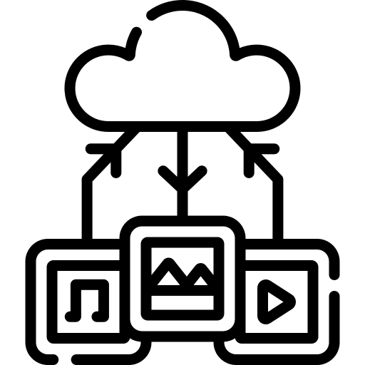 Transmission picture video music icon Transmission picture video music icon