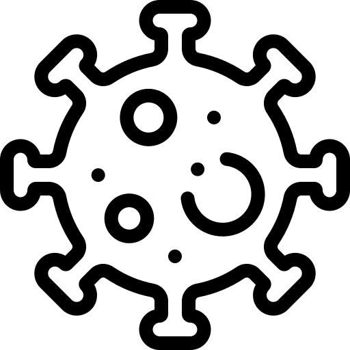 Virus infection healthcare and medical mold icon