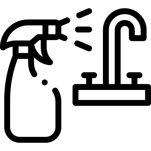 Disinfection healthcare and medical spray disinfection icon Disinfection healthcare and medical spray disinfection icon