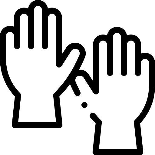 Rubber gloves healthcare and medical surgery tools rubber gloves icon Rubber gloves healthcare and medical surgery tools rubber gloves icon