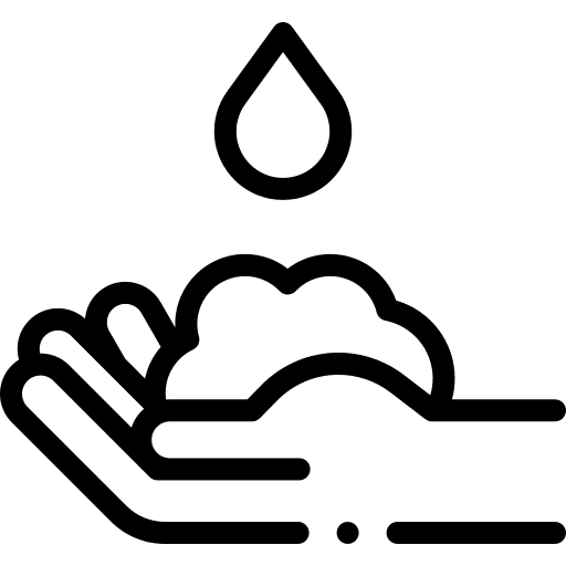 Soap hand wash healthcare and medical cleaning icon Soap hand wash healthcare and medical cleaning icon