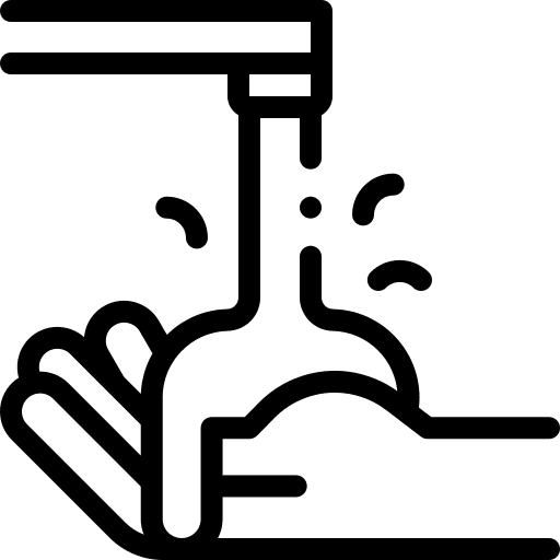 Washing hands healthcare and medical water hygiene icon Washing hands healthcare and medical water hygiene icon