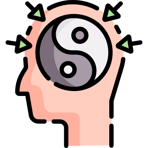 Meditation healthcare and medical mental health yin yang icon Meditation healthcare and medical mental health yin yang icon