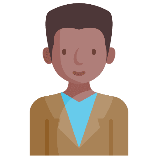 Man black person people person icon