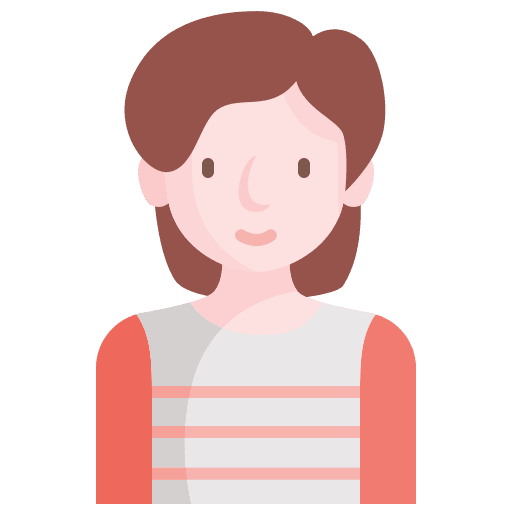 Woman people user girl icon