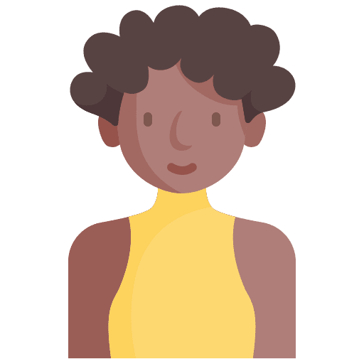 Woman profile black woman female icon