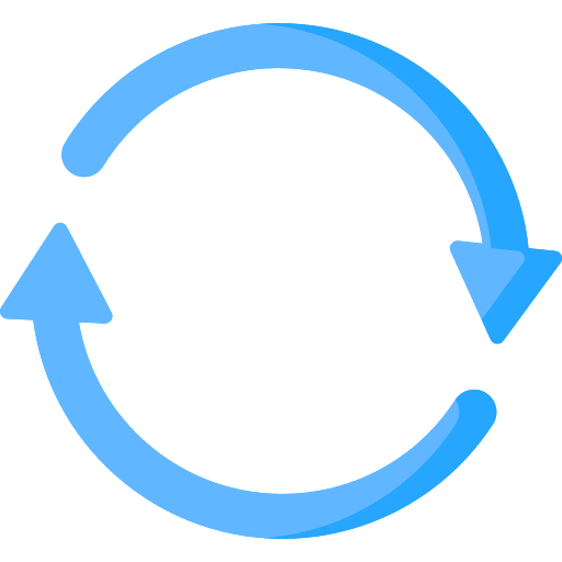 Synchronization direction refresh habit icon