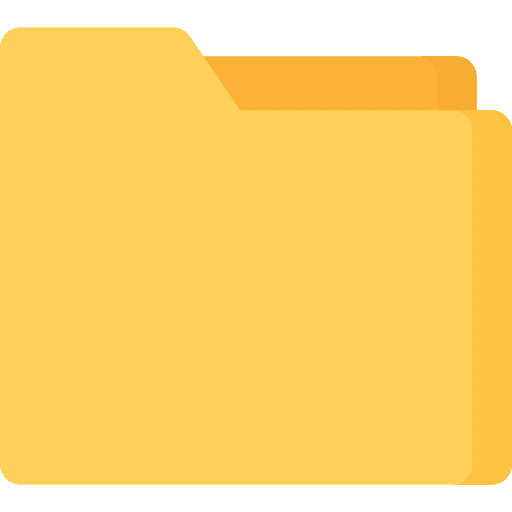 Folder interface file storage data storage icon Folder interface file storage data storage icon