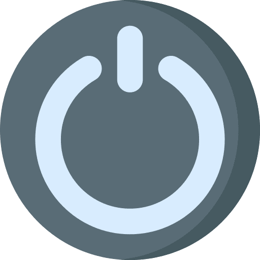 Power button multimedia option energy interface icon Power button multimedia option energy interface icon